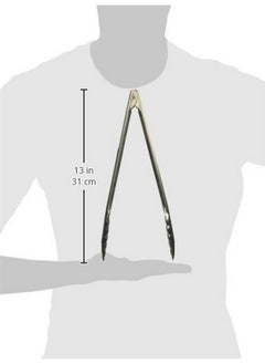 Winco Winco Coiled Spring Extra Heavyweight Stainless Steel Utility Tong, 12-Inch  - Image 2