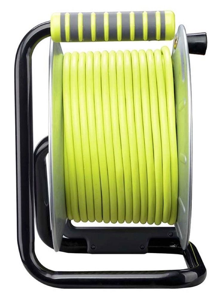 MASTERPLUG Masterplug PRO XT Cable Reel 50 Meter 2 Sockets 2 USB 13 A Thermal Cut Out Surge Protection OLU50132USL  - Image 4
