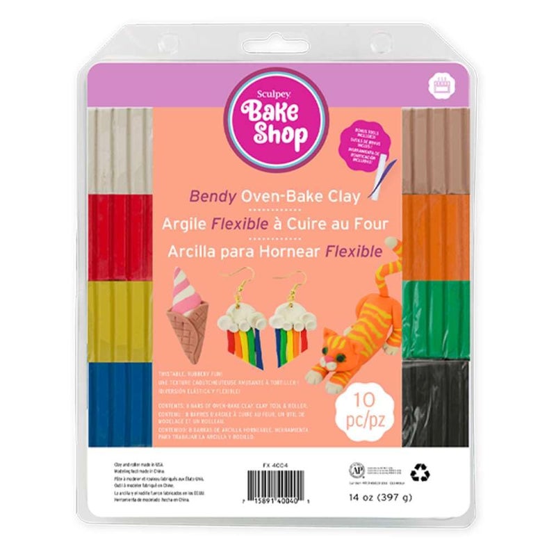 Sculpey Bake and Flex Clay Multicolor 8Pack - Image 2