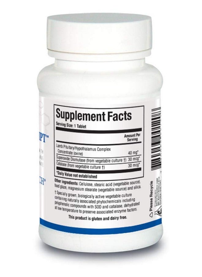 BIOTICS Research Cytozyme Pt Hpt Lamb Pituitary Hypothalamus Complex Supports Function Of The Pituitary Gland And Hypothalamus Adrenal Health Brain Boost 180 Tabs  - Image 3