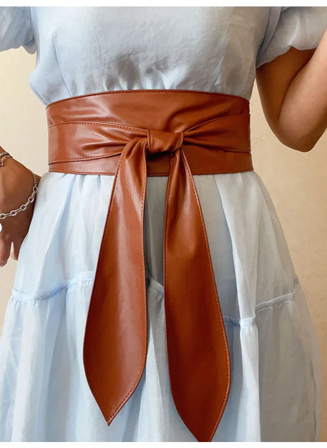 ستايلي Styli Leather Tie-Up Ribbon Belt