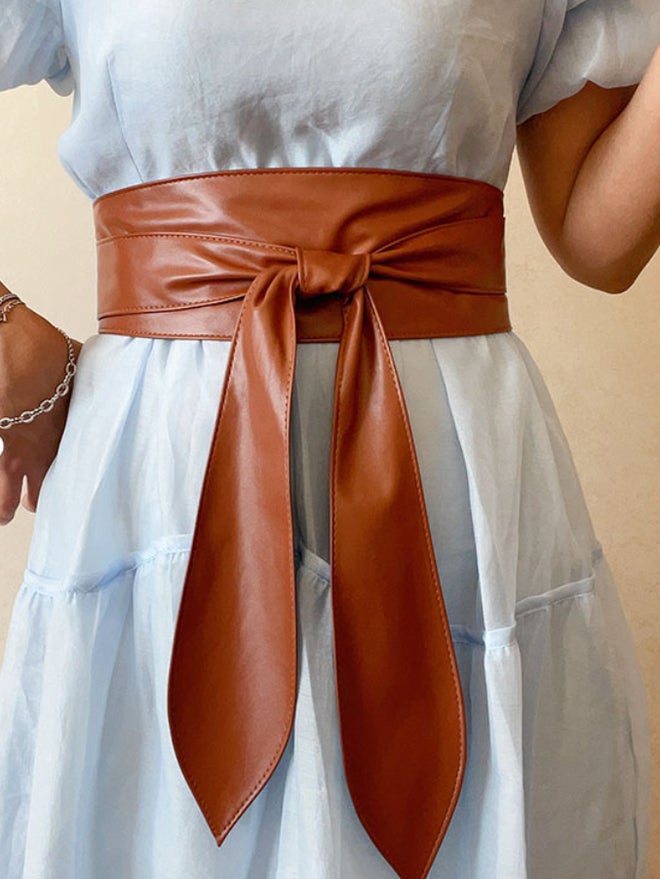 Styli Styli Leather Tie-Up Ribbon Belt  - Image 2