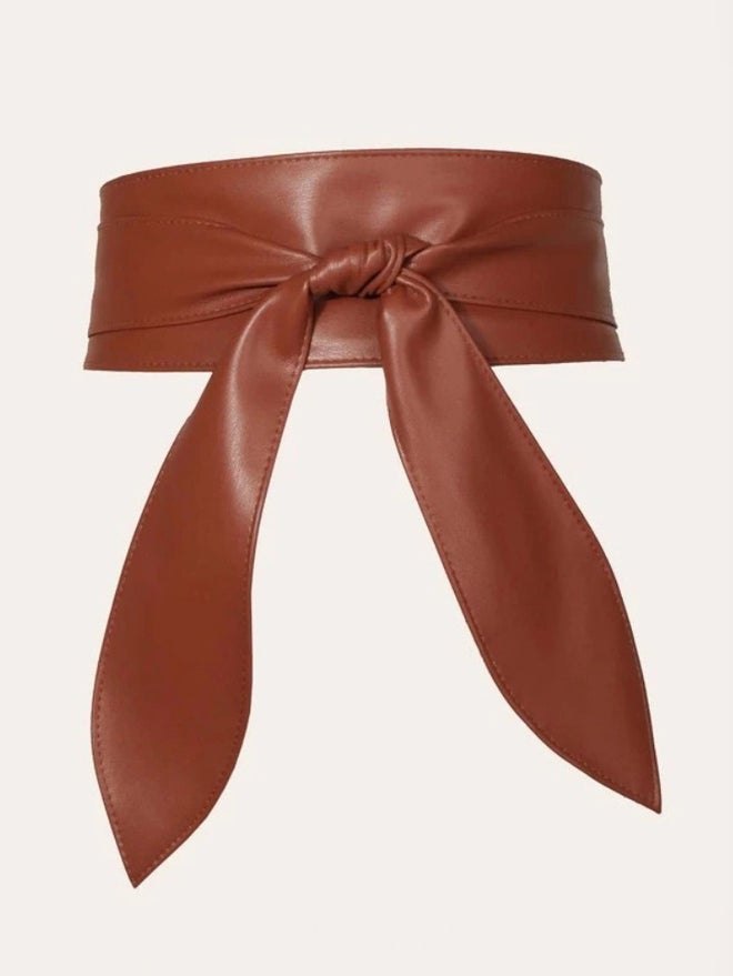 Styli Styli Leather Tie-Up Ribbon Belt  - Image 1