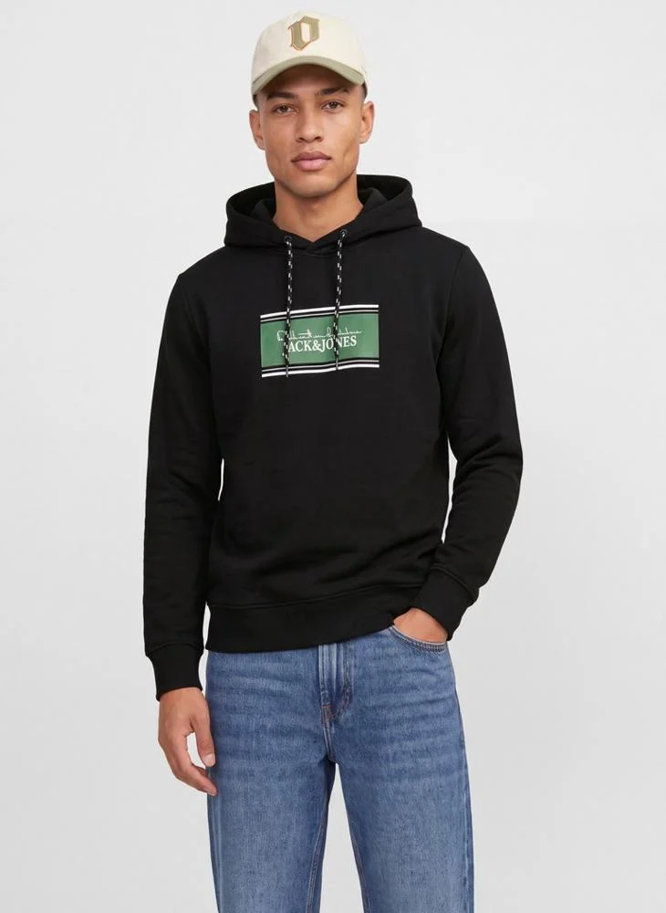 JACK & JONES Casual Logo Zip Hoodie