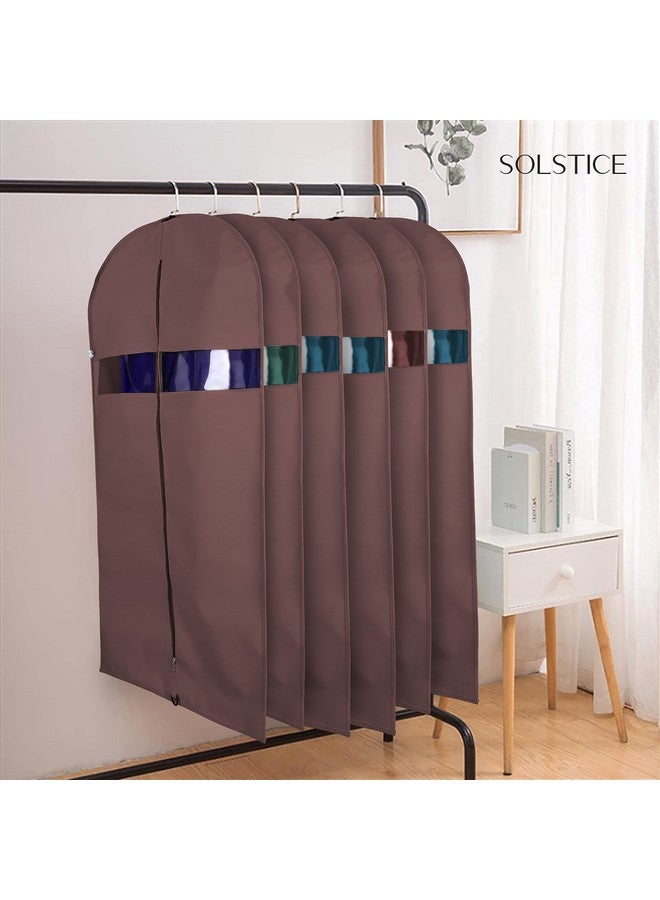 Solstice SOLSTICE Suit Cover Big Size with Zip of (40 x 24 inch) | Suit, Coat, Blazer, Jacket Cover (Pack of 5)(Brown)  - Image 5