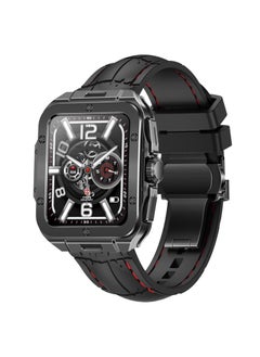 SWISS MILITARY Swiss Military Alps 2 Smartwatch with Call Features, Music Playback, 1000 Songs Storage, IP67, Fitness & Health, Magnetic Charging, 7-12 Days Battery Life, iOS/Android Compatible - Gun Metal Black  - Image 2