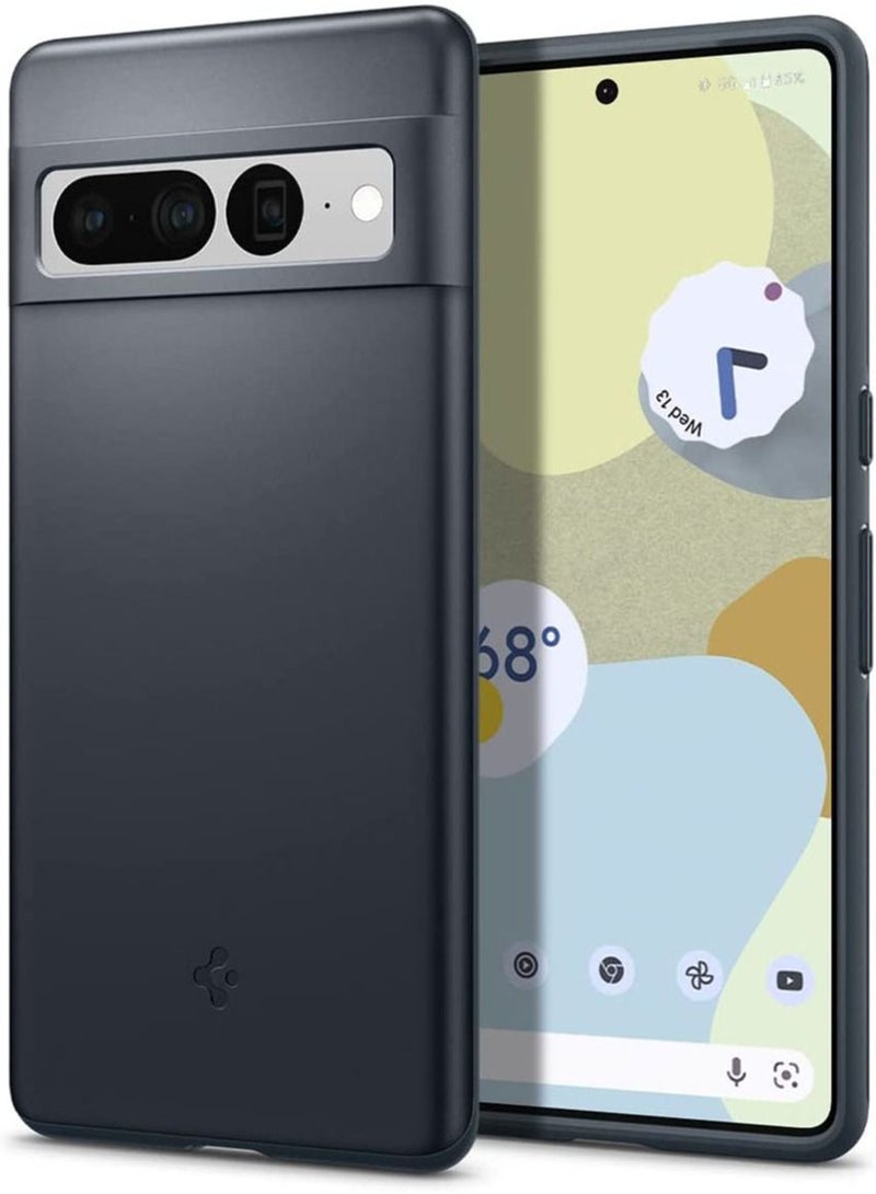 Spigen Thin Fit Google Pixel 7 Pro Case Cover - Metal Slate - Image 1
