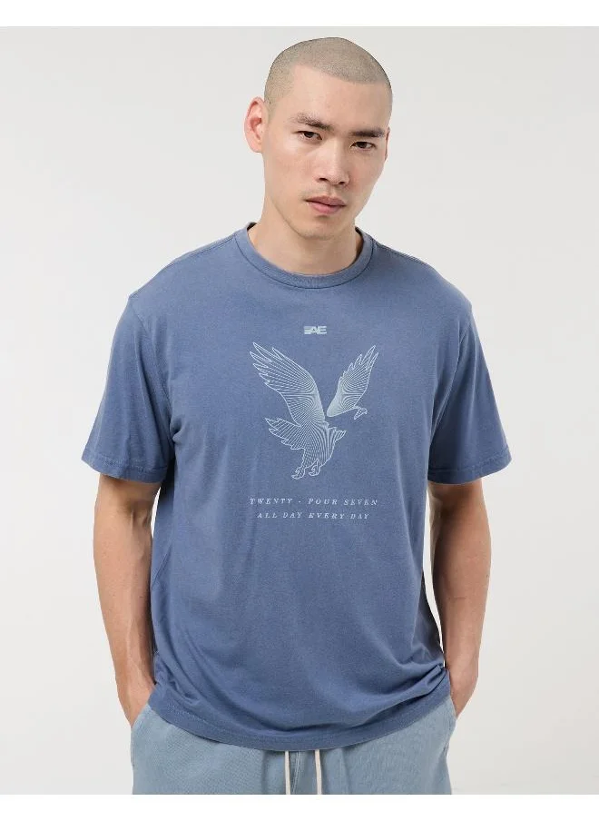 American Eagle Graphic Logo Crew Neck T-Shirt