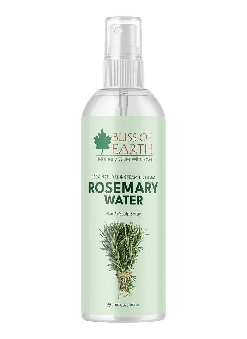 BLISS OF EARTH - Bliss of Earth Rosemary Water Spray For Hair Growth 100ml - Image 1