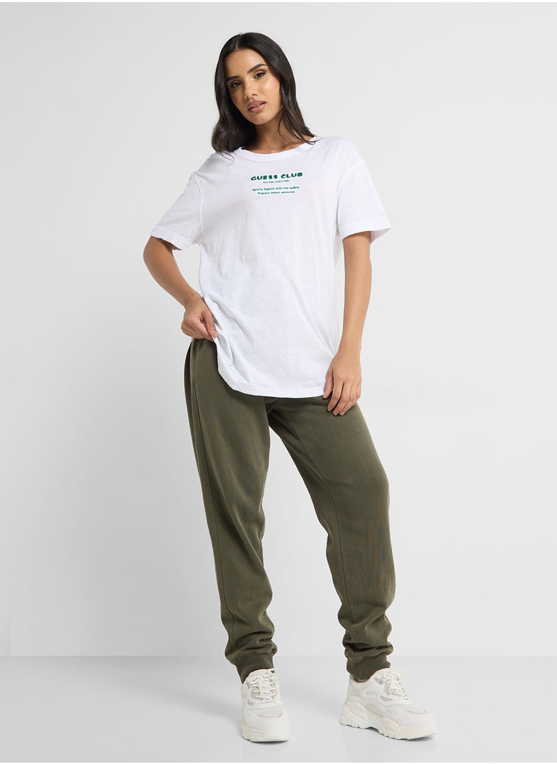 GUESS Crew Neck Logo T-Shirt  - Image 4