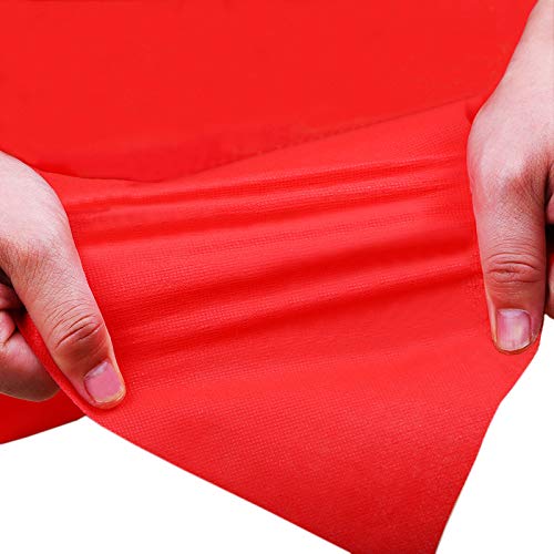 BOXIAO Movie Night Red Aisle Runner 24 in × 15 ft Red Carpet Event Runner Wedding Rug for Indoor Outdoor Wedding Party Decorations - Image 4