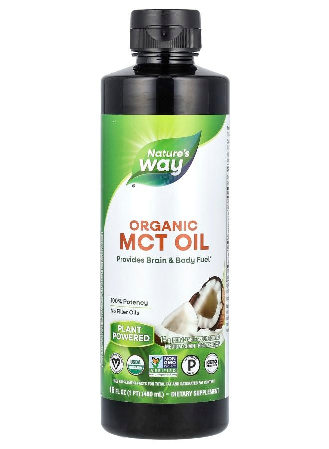 Nature's Organic MCT Oil 16 fl oz (480 ml) 