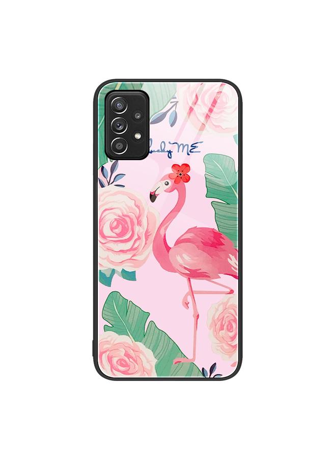 S-TOP Case For Samsung Galaxy A52 Colorful Painted Glass Phone Case - Image 1