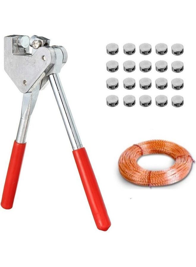 NIBEMINENT Sealing Wire Lead Seal Pliers Set Red/Silver/Gold - Image 1