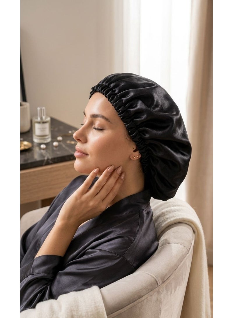 silk satin bonnet - Image 3