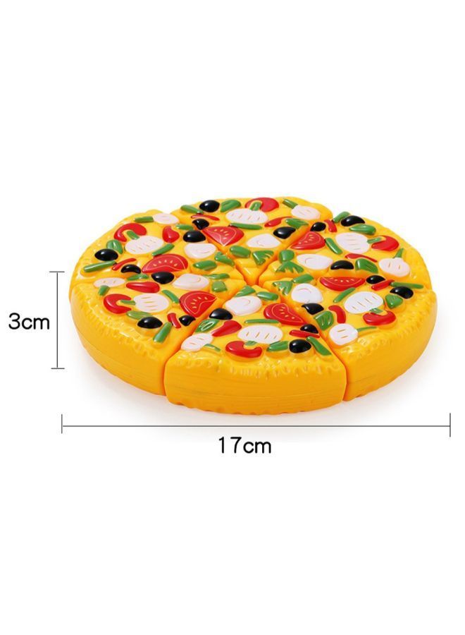 NIBEMINENT Pretend Play Cutting Pizza Toy - Image 2