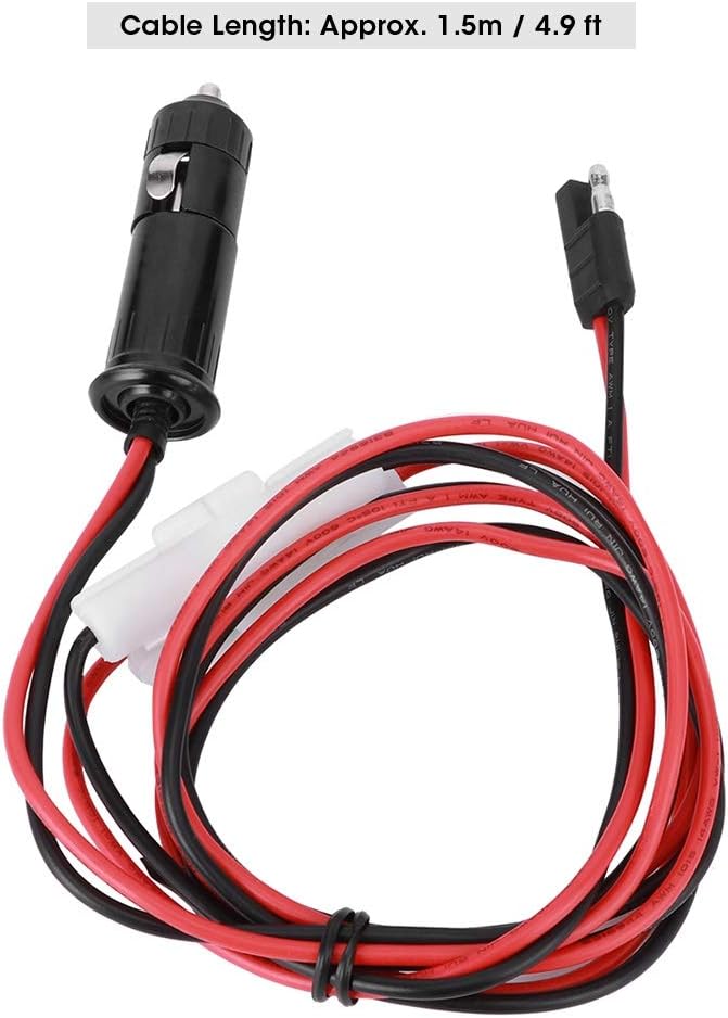 woobles Cigarette Lighter Adapter, 12V DC Car Radio Power Cable Cigarette Lighter Adapter Fit for Motorola GM3188/GM3688/GM1280/MCX760/CM140- - Image 4