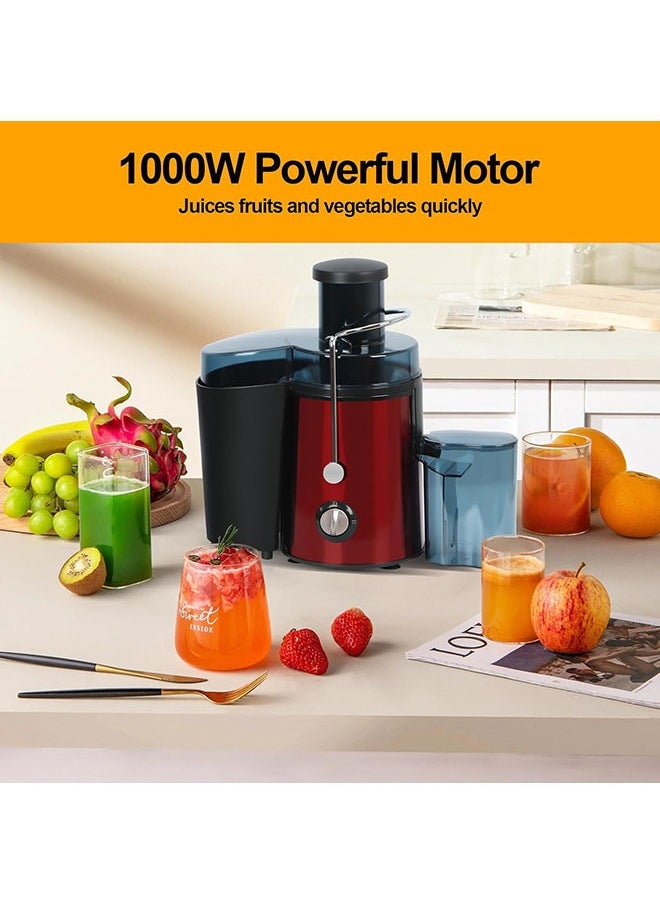 Arabest - Juicer Machine,Juicer for Whole Fruits and Vegetables,Faster Juicer with Dual Speed,Juice Residue Separation,Easy to Use/Clean,Anti-Drip - Image 1