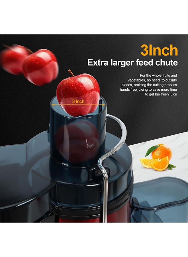 Arabest - Juicer Machine,Juicer for Whole Fruits and Vegetables,Faster Juicer with Dual Speed,Juice Residue Separation,Easy to Use/Clean,Anti-Drip - Image 1