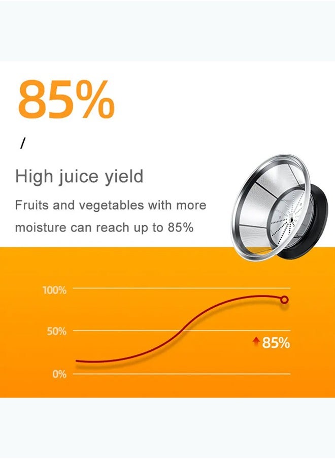 Arabest - Juicer Machine,Juicer for Whole Fruits and Vegetables,Faster Juicer with Dual Speed,Juice Residue Separation,Easy to Use/Clean,Anti-Drip - Image 1
