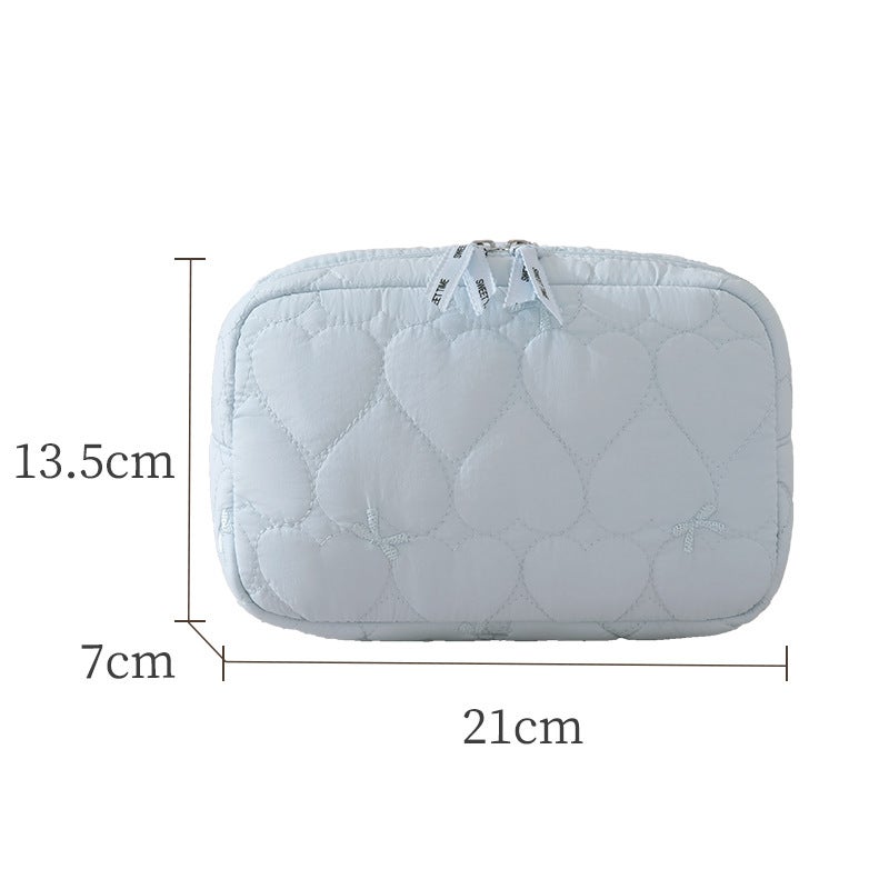 Beilian Portable Cosmetic Bag, Fashion Bow, Travel Organizer - Image 4