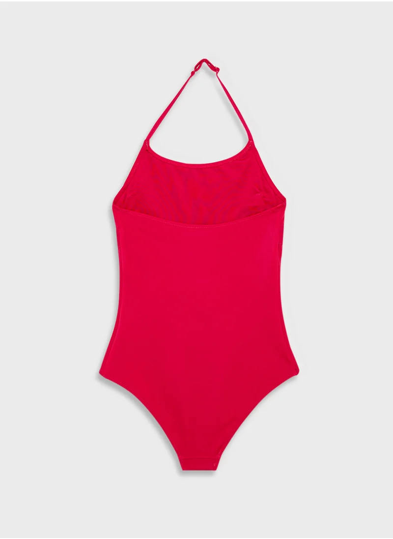 TOMMY HILFIGER Kids Logo Swimsuit