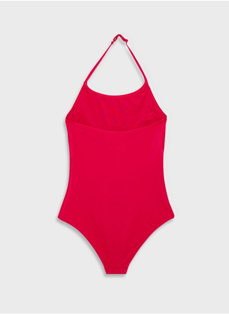TOMMY HILFIGER Kids Logo Swimsuit  - Image 2