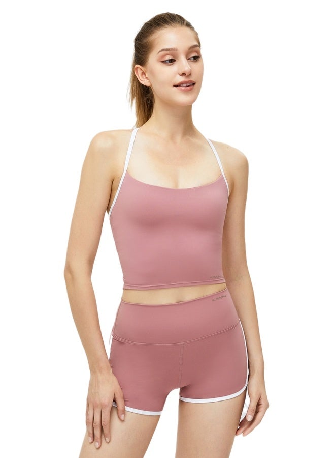 KAWN.YOGA Womens High Waist Workout Sport Yoga Shorts - Image 1