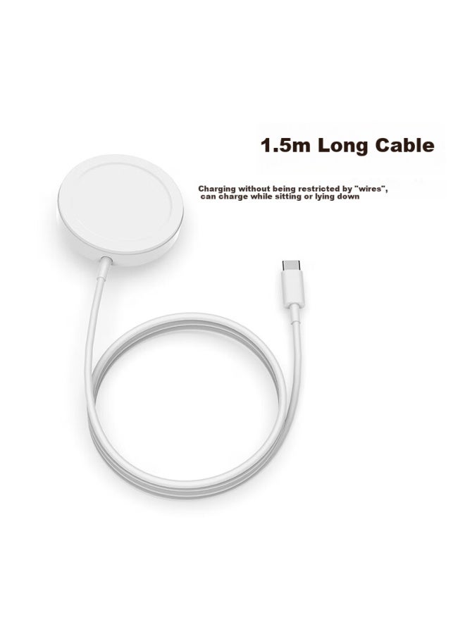 Gdgo Apple Mfi Certified 15w Apple Wireless Charger Magsafe Magnetic Pd Low Temperature Fast Charging Mfi Certified Apple Compatible With Iphone 16/15/ Mobile Earphones - Image 4