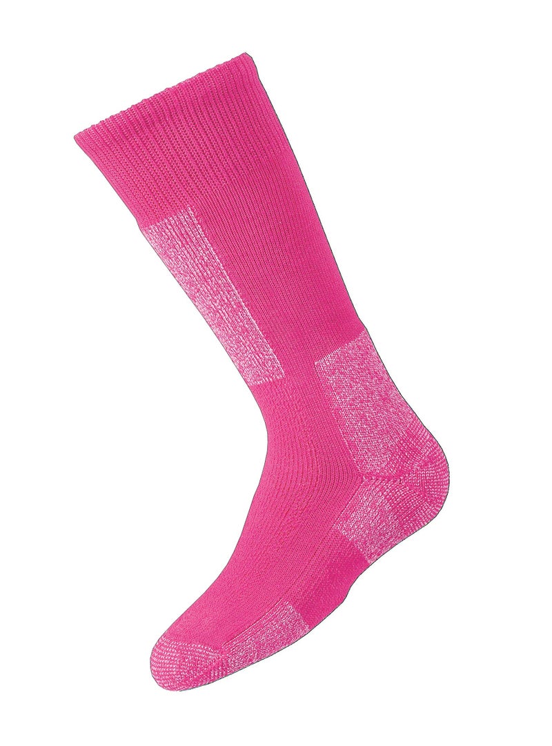 thorlos unisex child Padded Snow Over the Calf Skiing Socks, Pink, Medium US - Image 5
