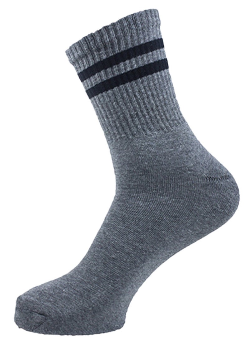 SAM SOCKS Sam socks set of 3 half towel sport sock Men Grey  - Image 2