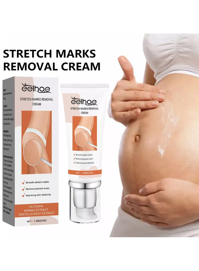 EELHOE Dermease Stretchmarks Removal Cream, Stretch Mark Removal Cream, Stretch Mark Scar Cream, Scar Cream Gel, Scar Care Cream, Help with Stretch Marks, Surgery, Injury, and Burns Scars - Image 3