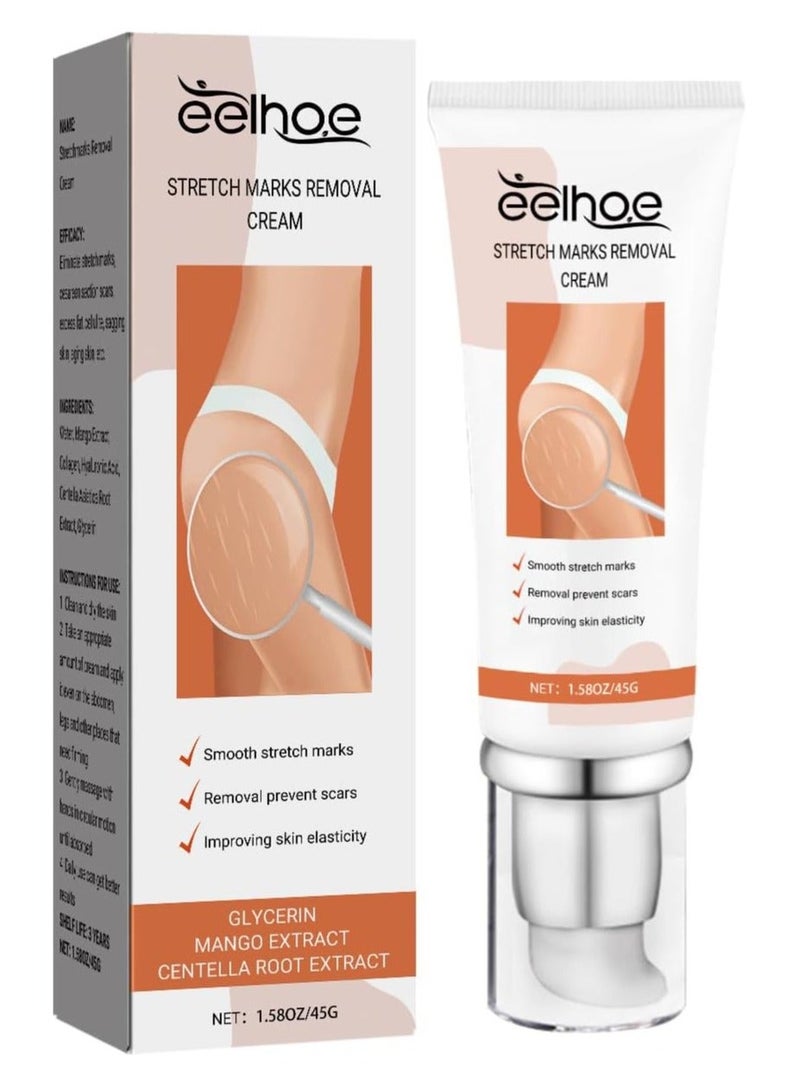 EELHOE Dermease Stretchmarks Removal Cream, Stretch Mark Removal Cream, Stretch Mark Scar Cream, Scar Cream Gel, Scar Care Cream, Help with Stretch Marks, Surgery, Injury, and Burns Scars - Image 1