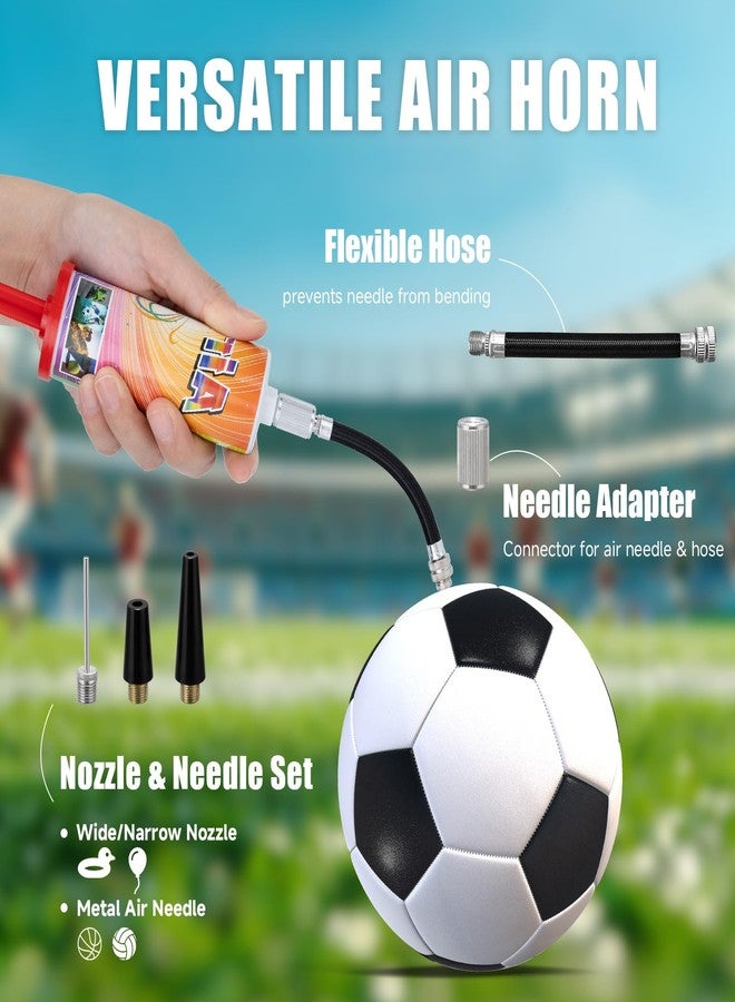 AOLIHAN 5pcs Mini Air Horn Hand Pump, Air Horn Noisemakers for Sporting Events, Celebrations, Fun Birthday Party Favors and Goodie Bag Fillers for Kids and Adults (Mini handheld air horn 5pcs) - Image 2