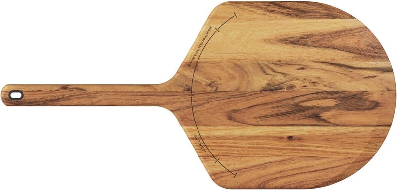Gozney Acacia Wood Pizza Placement Peel and Server for 12" Pizzas, Compatible with All Pizza Ovens, Naturally Non-Stick - Image 2