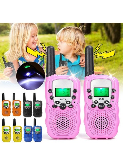 T388 Children's Walkie-talkie Outdoor Parent-child Activities Mini Handheld Walkie-talkie Wireless Walkie-talkie-Color:T388 Camouflage Blue