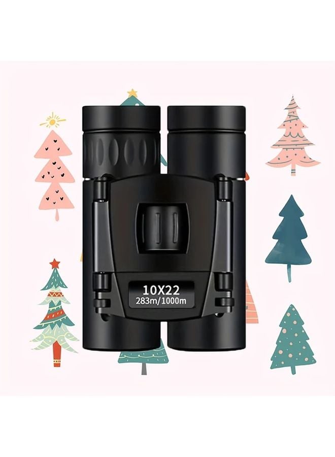 10X22 Portable Binoculars High Definition FMC Coated Compact For Hiking Camping Travel - Image 1