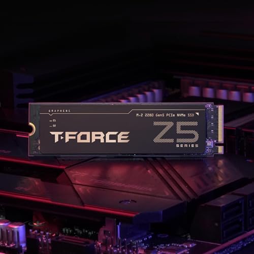 TEAMGROUP T-Force Z540 4TB Gen5x4 DRAM SLC Cache 3D TLC NAND NVMe Phison E26 PCIe M.2 2280 Gaming SSD with Ultra-Thin Graphene Heat Spreader Read/Write 12400/11800 MB/s TM8FF1004T0C129 - Image 4