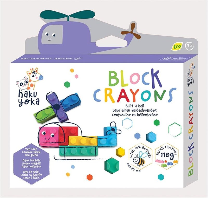 Avenir Haku Yoka 6920773330866 Block Crayons, Multicolor