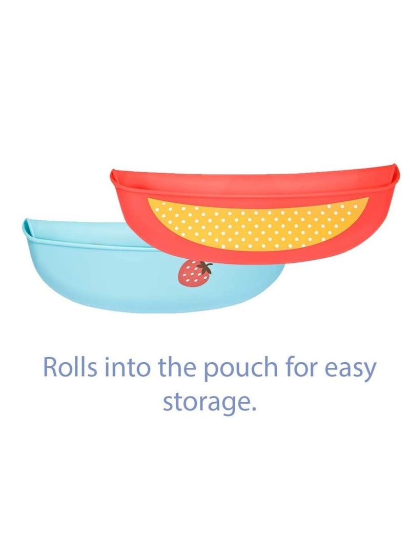 Waterproof Silicone Weaning Baby Bibs Brilliant Bibs Baby weaning Bibs and Dribble Bibs Soft Waterproof for Boys and Girls Babies Toddler Baby bib Bandana Sleeves Feeding, 2pcs  - Image 4