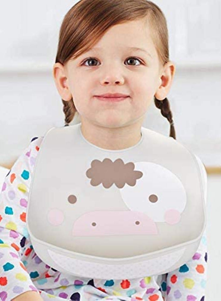 Waterproof Silicone Weaning Baby Bibs Brilliant Bibs Baby weaning Bibs and Dribble Bibs Soft Waterproof for Boys and Girls Babies Toddler Baby bib Bandana Sleeves Feeding, 2pcs  - Image 5