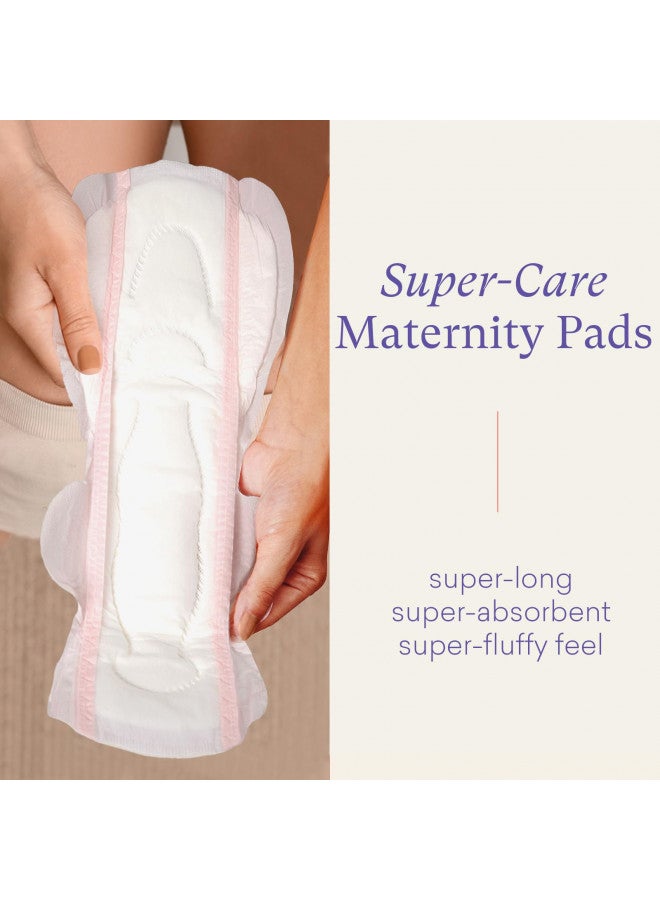 PurComfy Premium Postpartum Pads with Wings Extra Long Maternity Pads Large Maximum Absorbency Post-partum Incontinence Pads Ultra Soft Heavy Flow Secure Leak Protection After Birth Pads, 24 Count - Image 2