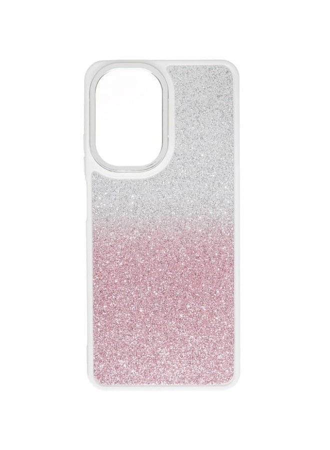 Glitter Plastic Back Cover For Realme C55, Multi Color - Image 1