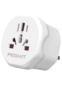 PEGANT World to UK Plug Travel Adapter 3 Pin  - Image 1