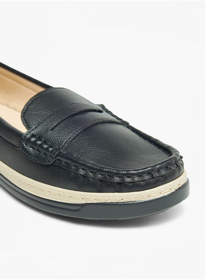 Le Confort - Solid Slip-On Moccasins - Image 1