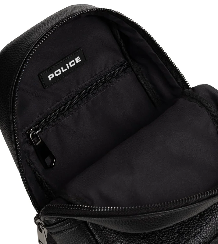Police black Police Men's Roy Crossbody Body Bag - Black for Men | Best Price UAE
