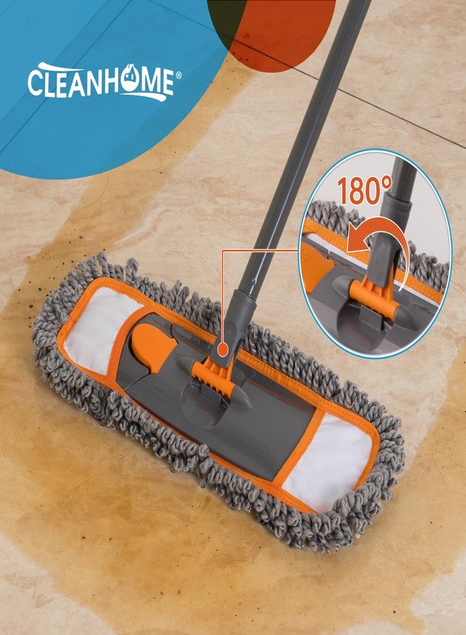 CLEANHOME Microfiber Mop Pads 4 Pieces for Floor Cleaning,Fit CLEANHOME Dust Mop: B09PBPGSJ3, Chenille Microfiber Replacement Pads - Image 4