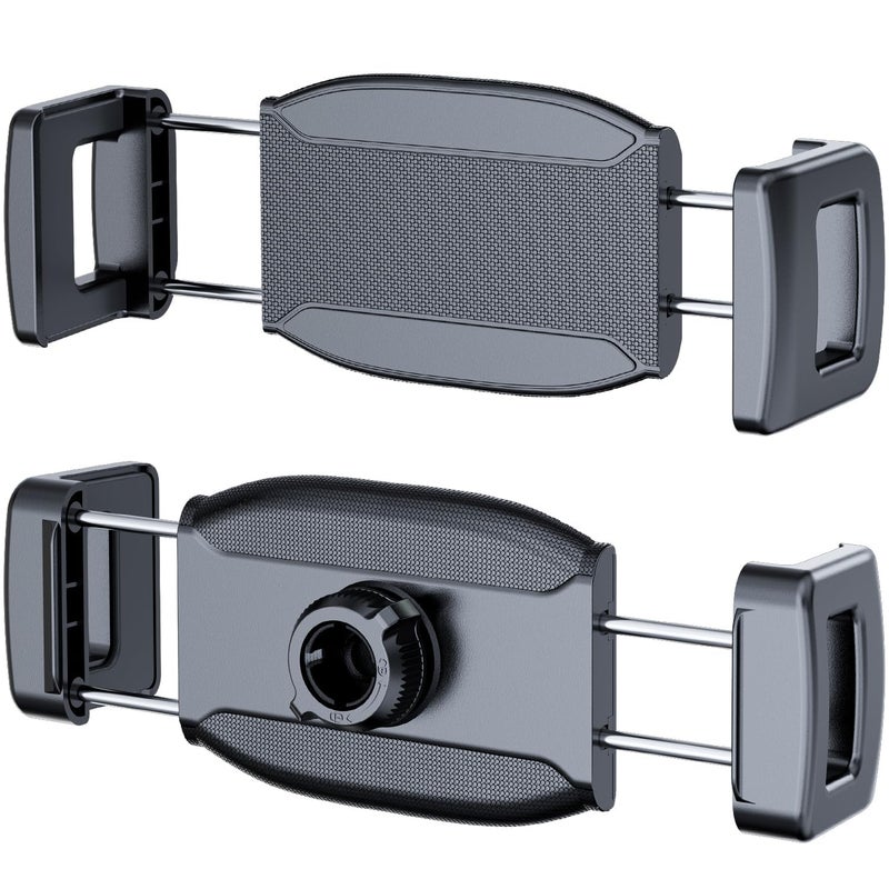 KASTWAVE Adjustable Tablet Clamp Mount with 157 40mm Deep Grip for Thick Cases Fits 17mm Ball Joint Universal Holder Compatible with 6129 Tablets iPads Foldable Phones  Car Desk Bed