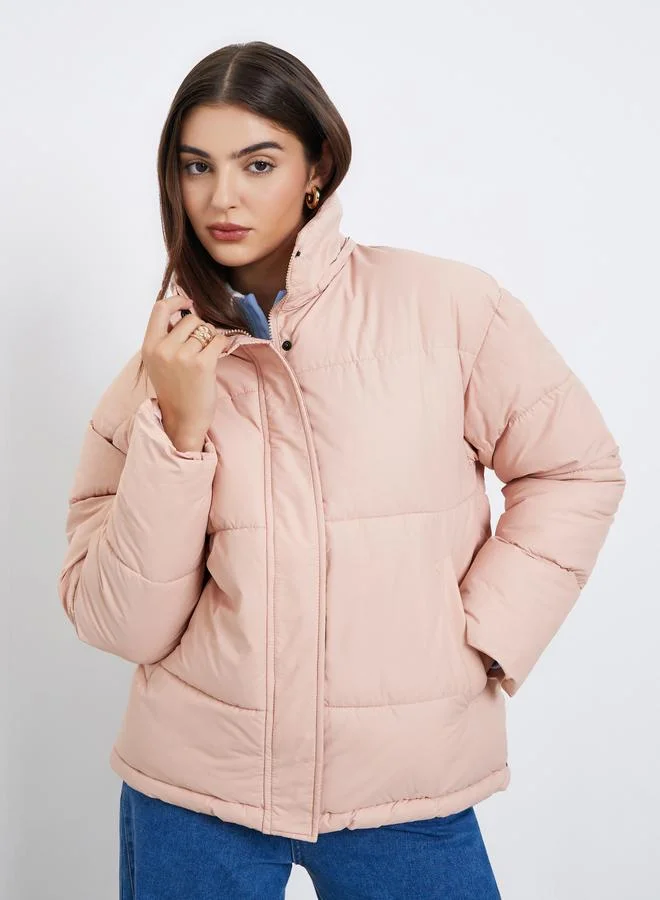 ستايلي جاكيت مبطن بقصة عادية