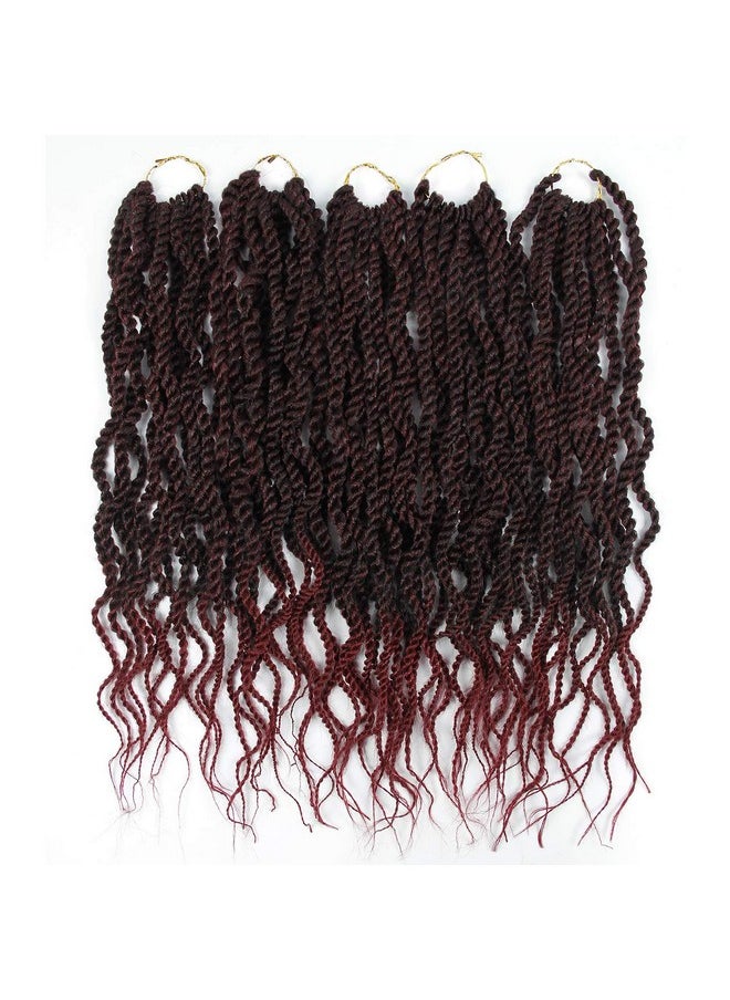 18Inch Wavy Senegalese Twist Crochet Hair Braids Wavy Ends Ombre Synthetic Hair Extension Curly Crochet Twist Braiding Hair(6Packs1B Bug) - pzsku/Z82131644E18F51F25BE8Z/45/_/1705942015/90863511-483e-4704-a6f4-ed251fbd1d45